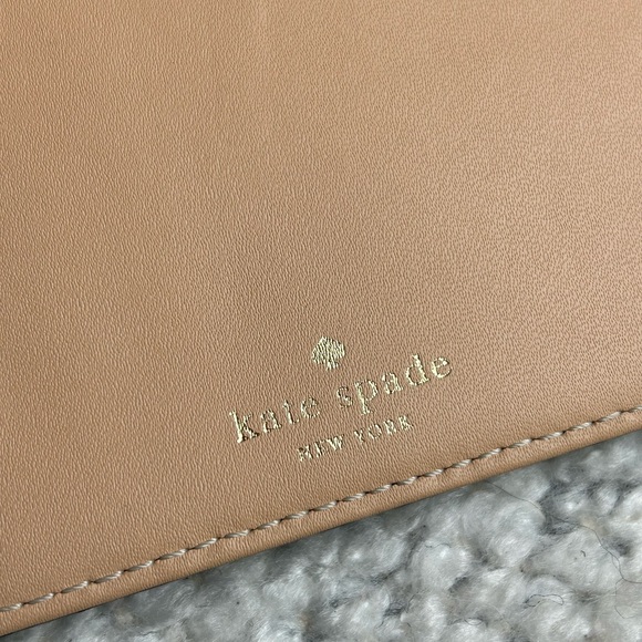 Kate Spade Sandra Southport Avenue Black White Trifold Wallet - Picture 7 of 15